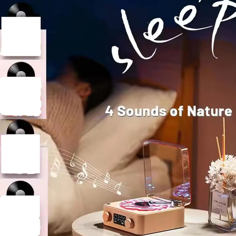 Vintage Vinyl Sleep Aid & Bluetooth Speaker